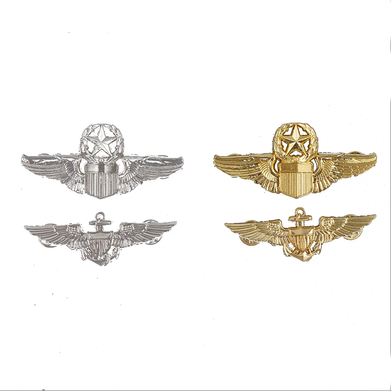 Us Army Wings Military Command Master Aviator Metal Wings Badge Wii Us Command Pilot Badge Pin Spilla