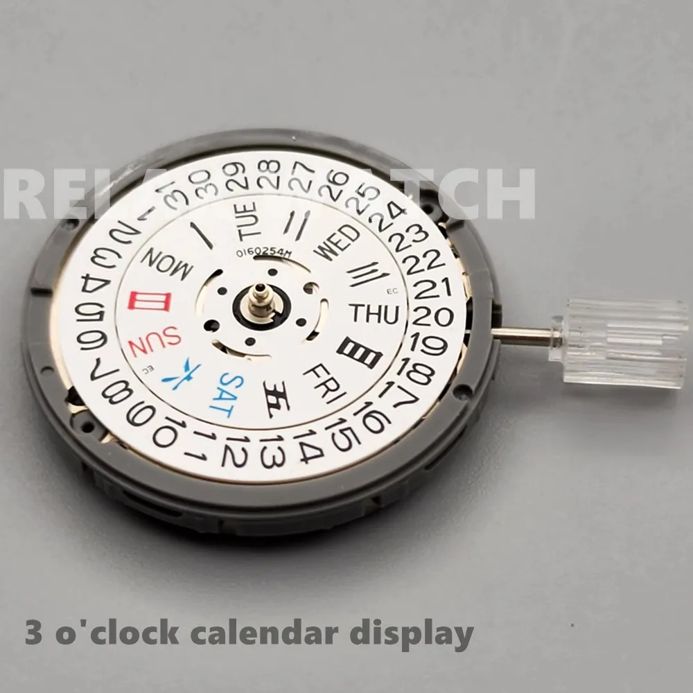 Seiko Nh36 Movimento Meccanico Automatico Day/Date Display Per 3/3.8 In Punto Crown Watch Accessori Hacking Second