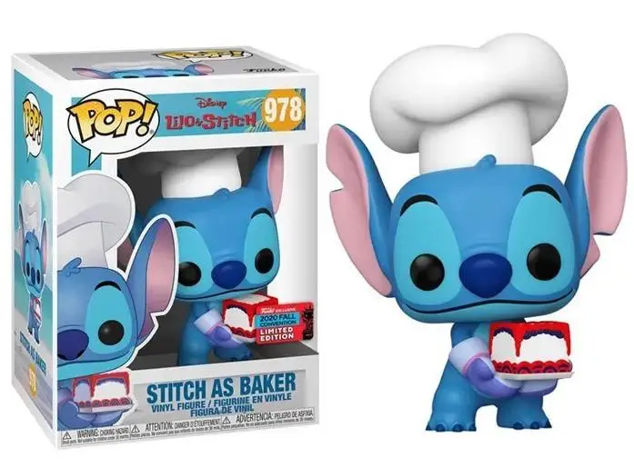 Funko Pop Stitch Star Baby Stitch Handmade Bakery Cake 978 # Vinyl Action Figures Collection Model Giocattoli Per Bambini