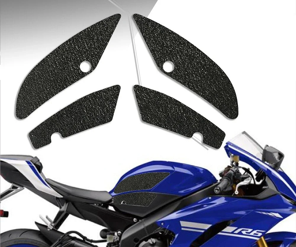 Adesivi 3D Sticker Decal Emblem Protector Tank Pad Tank Grip Per Yamaha 2017-2018 Yzf R6