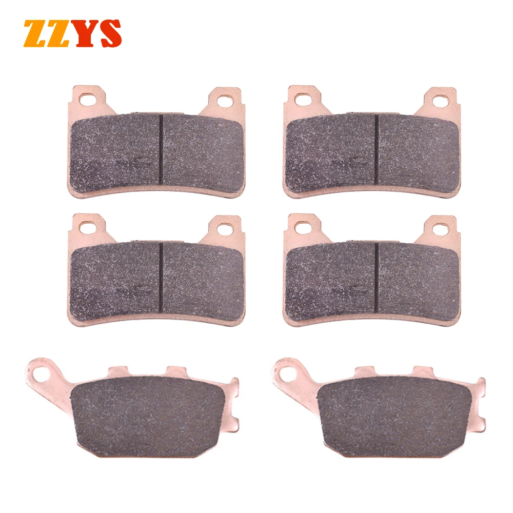 1100Cc Motorcycle Ceramic Front Rear Brake Pads Disc Set For Honda Cb1100 Cb1100R Cb 1100 Rs Cb1100Rs 2017 Low Dust