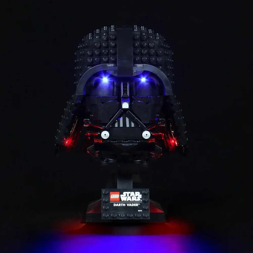 Compatibile Con 75304 Star Darth Vader Helmet Led Lights (Solo Luci A Led, Modelli Di Blocco Non Inclusi)