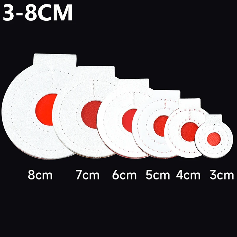 2/4/8 Pz Fionda Bullseye 3-8Cm Materiale In Microfibra Formazione Tiro Bersaglio Fionda Obiettivi Bullseye Caccia Accessori