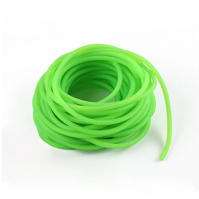 10M Verde Fluorescente Fionda Tubo Di Gomma 1842 2040 1745 1636 2050 Arco Rubber Band Per Slingshot Di Caccia Di Tiro Catapulta