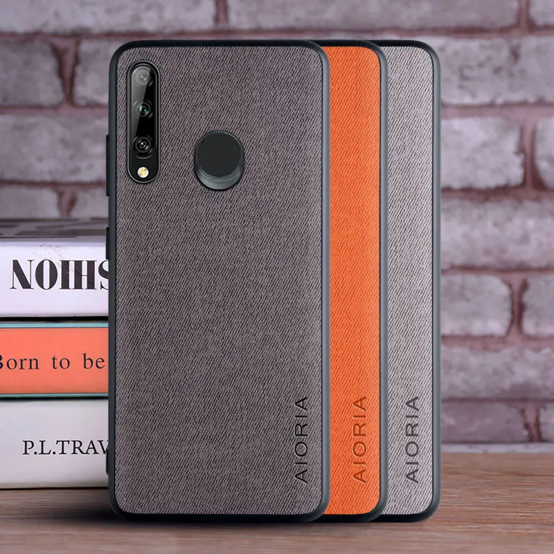 Custodia Per Huawei P30 Lite P30 Pro P30 Coque Custodia Rigida In Pelle Di Lusso In Pelle Tessile Per Huawei P30 Lite