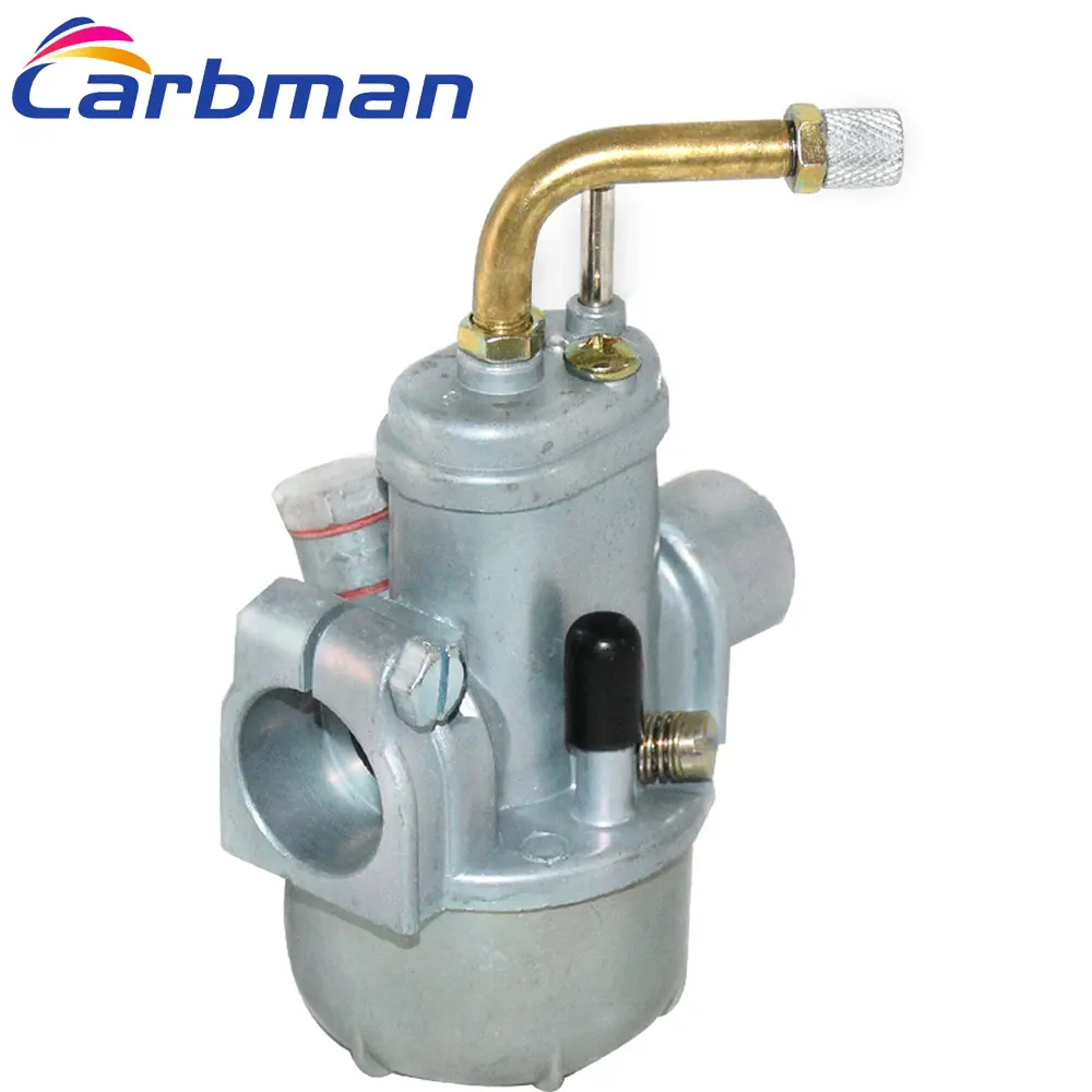 Carbman 12 Millimetri Carburatore Per Puch Ciclomotore Maxi Sport Luxe Newport E50 Murray Carb