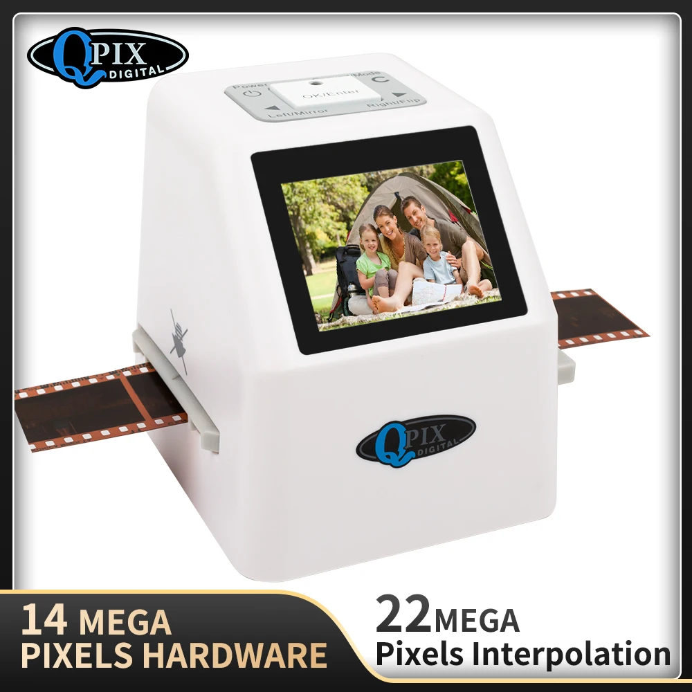 22 Mp 110 135 126Kpk Super 8 Pellicola Per Diapositive Negative Photo Scanner 35 Millimetri Scanner Digital Film Converter