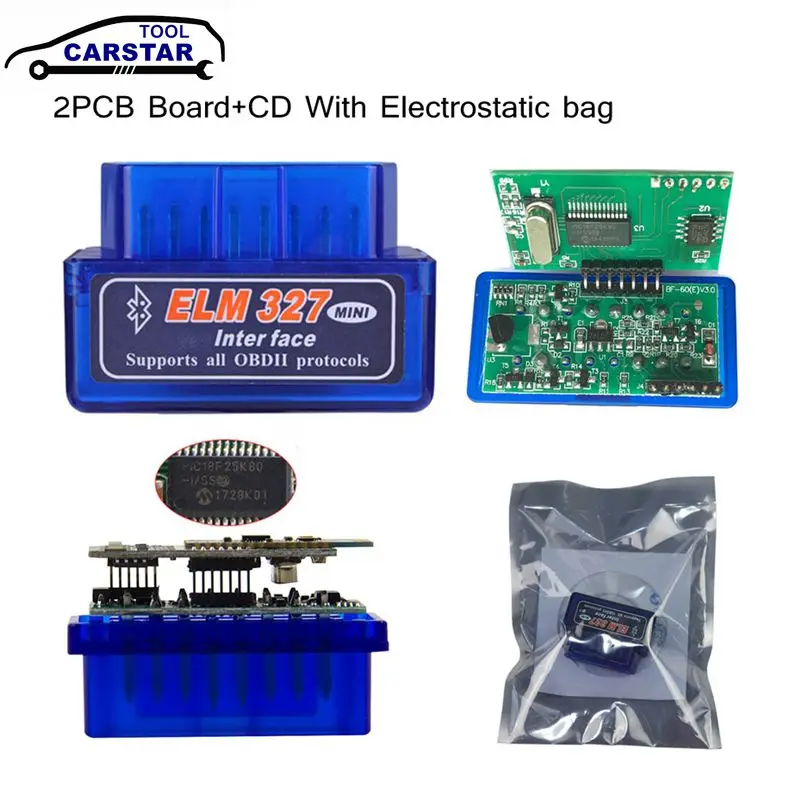 2023 Più Nuovo Elm327 V1.5 Muslimatelm327 Obd2 Scanner Elm 327 Compatibile Con Bluetooth Adattatore Android/Pc Elm 327 Obd2 Elm327 V1.5