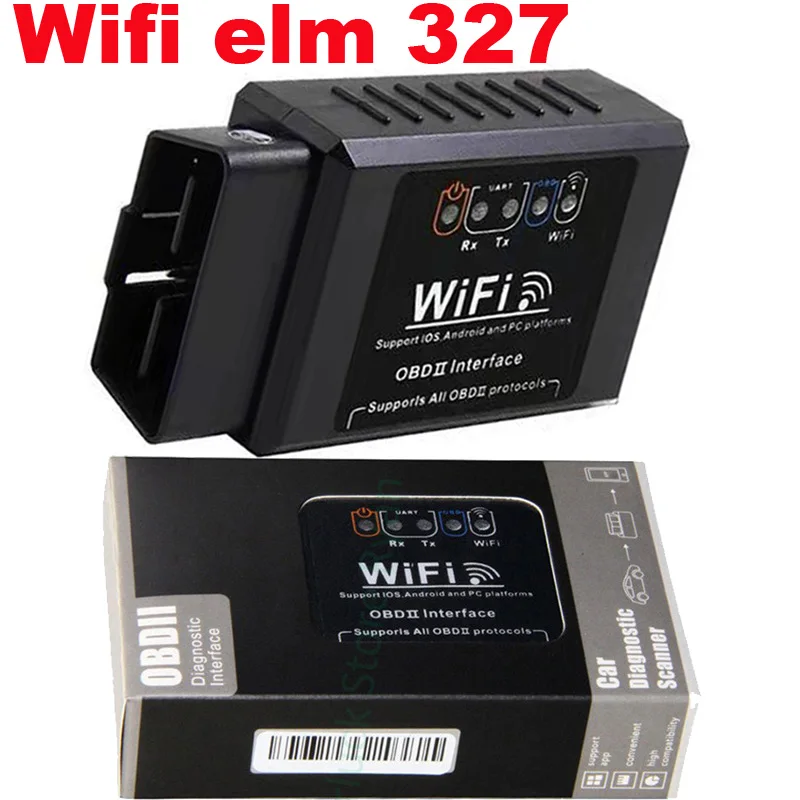 Elm 327 V1.5 Wifi Obd2 Wifi Scanner Auto Odb2 Elm327 V1.5 Wifi Per Android/Ios Obd 2 Obd2 Strumento Diagnostico Per Auto