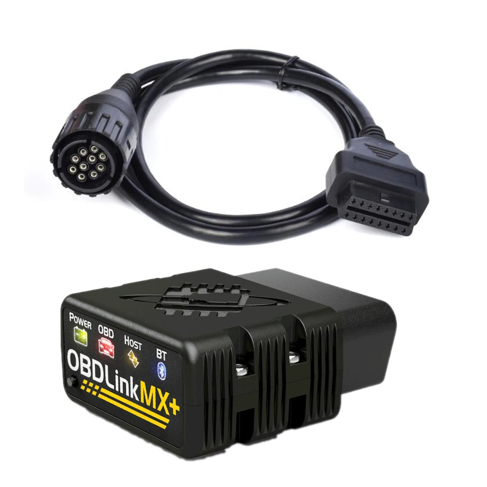 Obdlink Mx + Obd2 Scanner Strumento Di Scansione Diagnostico Per Ios Android Bimmercode Bimmerlink Con 10Pin Cavo