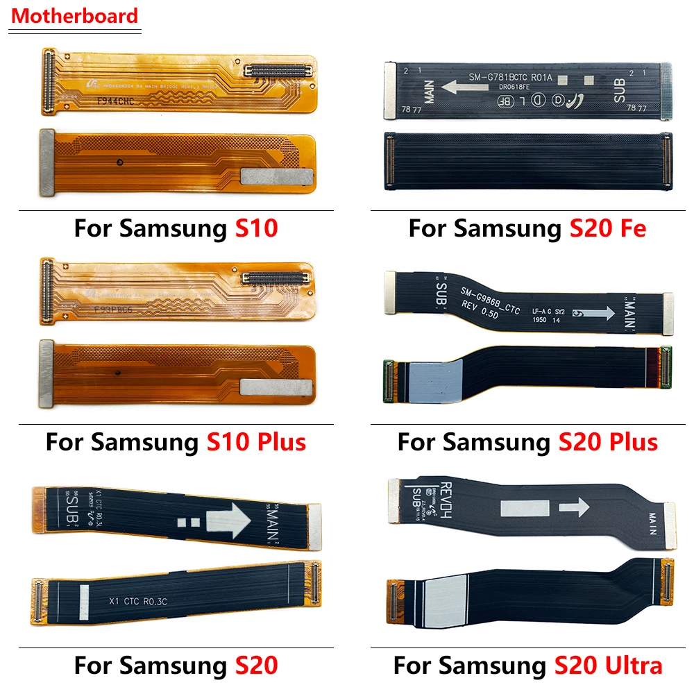Scheda Madre Scheda Madre Lcd Flex Cable Per Samsung Note 10 Lite Note 20 S10 Plus Note10 Plus S20 Fe S21 S21 Plus S21 Ultra