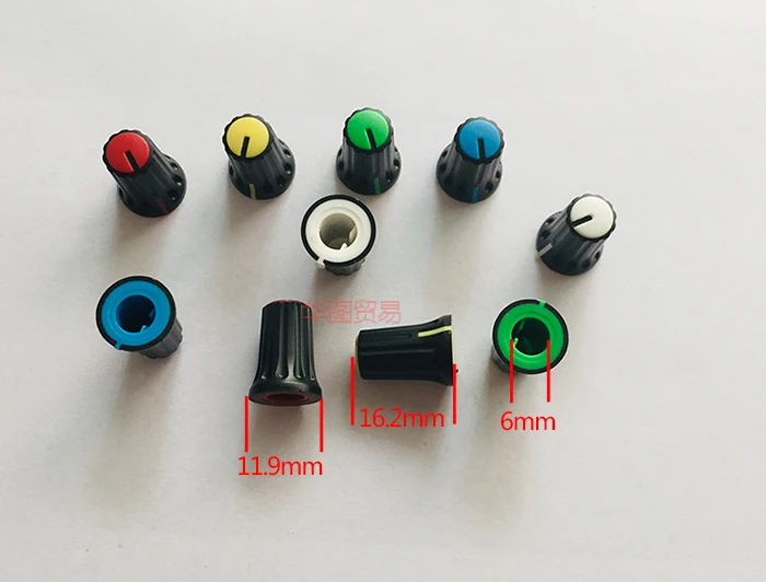 10 Pcs Per Yamaha Mg10Xu Mg06 Mg12 Mg16Xu Mg20 Mg10 6 Modo Di Modo 10 12 Modo 16 Vie Miscelatore Di Plastica Calotta Del Pomello Della Copertura Di Sh