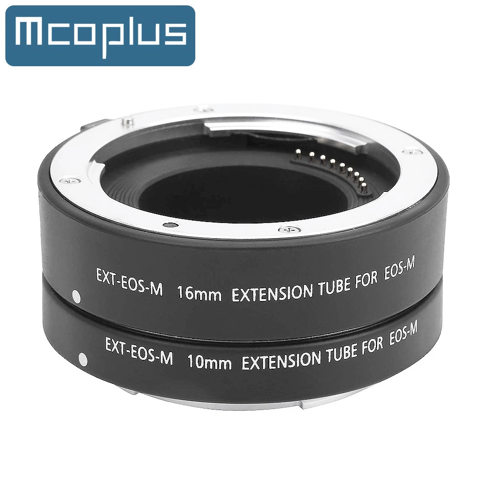 Mcoplus Metal Auto Focus Macro Extension Tube Ring Per Canon Eos M M2 M3 M5 M6 M6 Mark Ii M10 M50 Mark Ii M100 M200
