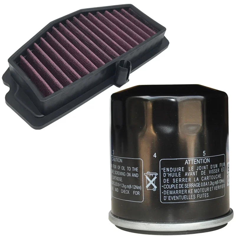 Filtro Aria E Filtro Olio Per Kawasaki En650 Vulcan-S 15-23 Ninja 650 17-24 Kle650 15-23 Z650 20-23 Z650Rs 22-24