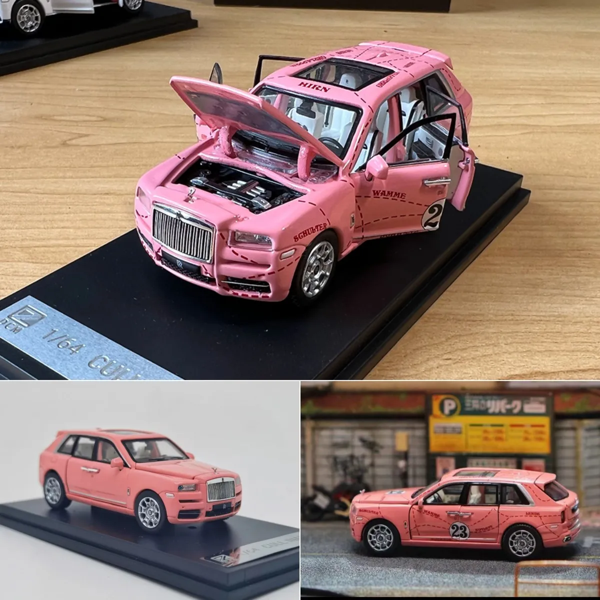 1/64 Dcm Cullinan Modello Di Auto Rolls-Royce Completamente Aperto