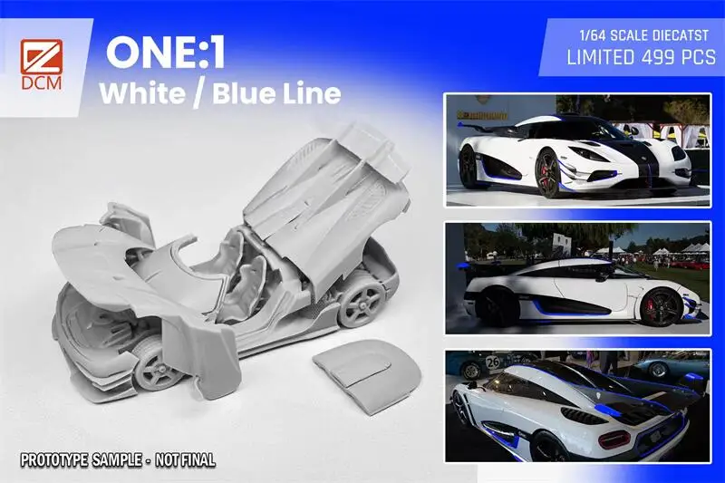 ** Preordina ** Dcm 1:64 Koenigsegg One:1 Rolls-Royce Cullinan Diecast Full Open ** Preorder **