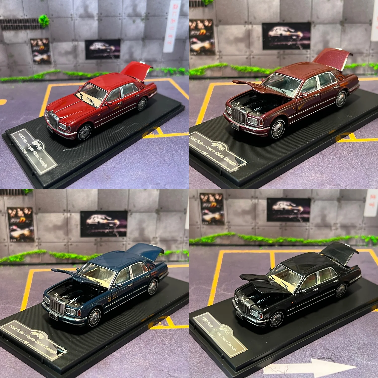 Gfcc 1:64 Rolls Royce Silver Angel Alloy Diecast Car Model