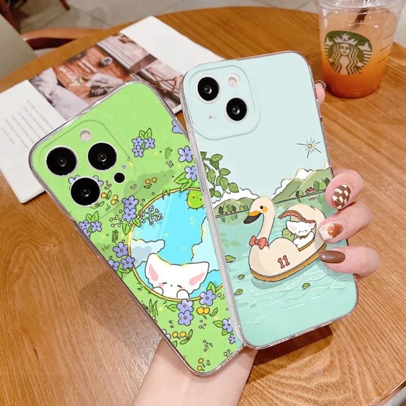 Simpatica Custodia Per Telefono Sogumi Icon Per Iphone 14 13 12 11 Pro Plus X 13 Pro Max Xr Xs Mini Cover Trasparenti