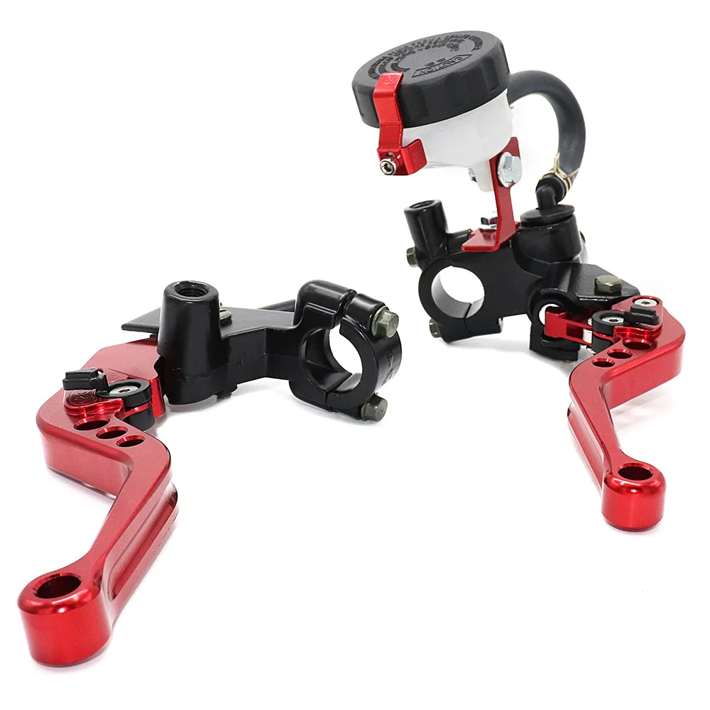 Motorcycle Motocross Cnc Aluminum Hydraulic Cylinder Lever For Honda Dio Af18 Benelli Leoncino 500 Keeway Rkf 125 Brake Pads