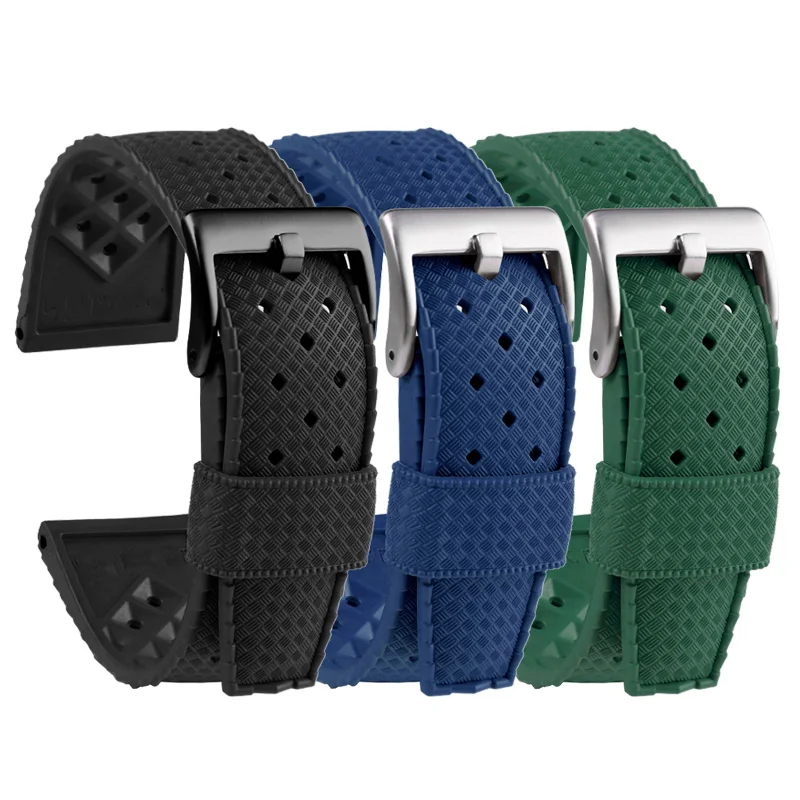 Nuovo Cinturino In Gomma Tropicale 20Mm 22Mm Per Oris Seiko Citizen Watch Band Cinturino In Silicone Tropic Smart Watch Strap Impermeabile