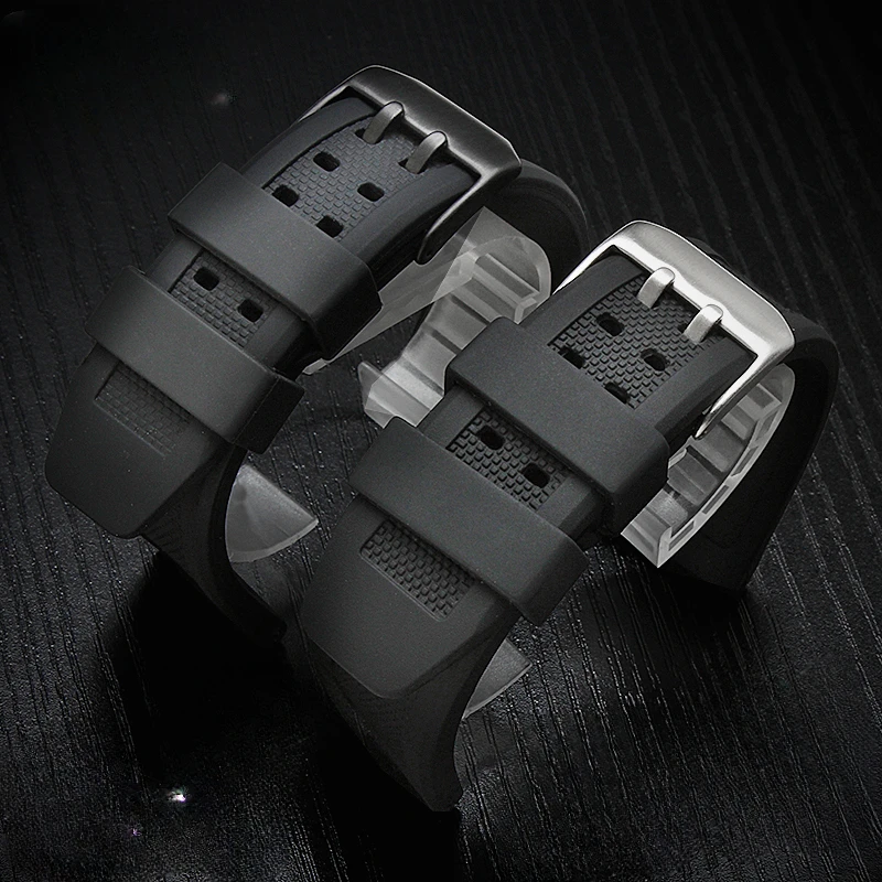 Per Citizen Luminox Tag Heuer Hamilton Oris Ernest Borel Pierre Lacroix Comodo Morbido Nero Personalizzato 23 Cinturino In Silicone