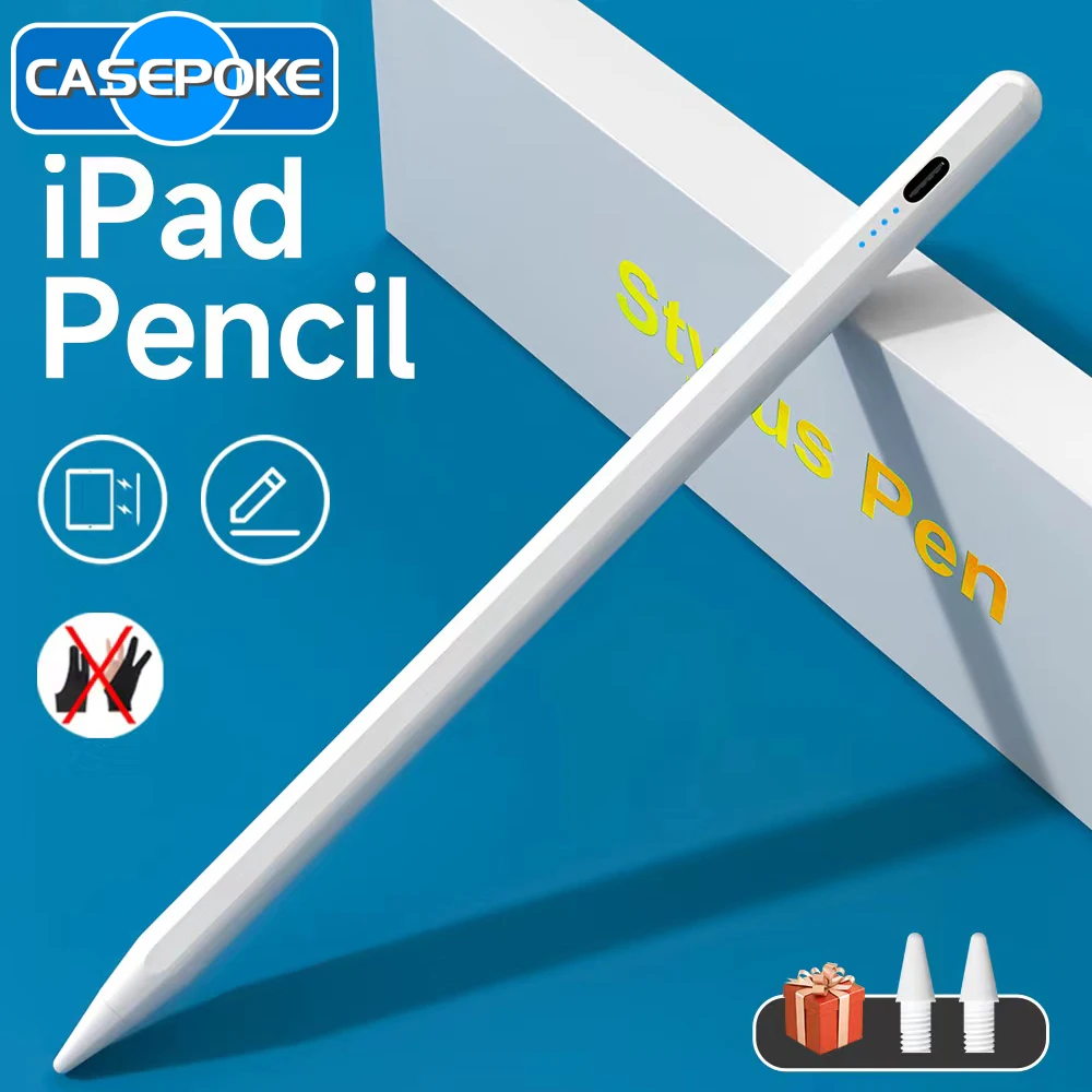 Per Ipad Pencil Palm Rejection Stylus Apple Pencil Pen Per Accessori Ipad Pro Air Mini Penna Per Prendere Appunti 1 2 Generazione