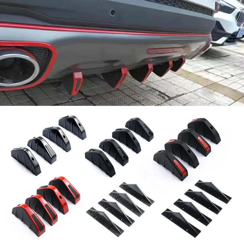 Universale Auto Paraurti Posteriore Diffusore Spoiler Abs Anti-Collisione Per Giulietta Golf 6 Cla W117 Pajero Ford Focus Mk2 Accessori