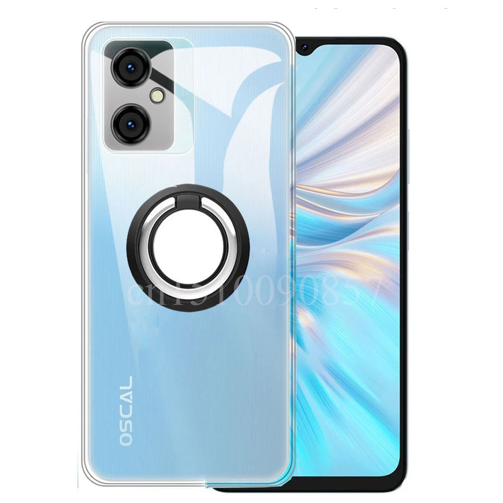 Custodia Porta Anello Per Blackview Oscal C30 C70 Cover Antiurto Trasparente Per Blackview Oscal C30 Pro Cover Osacl C30 Cover Morbida In Tpu