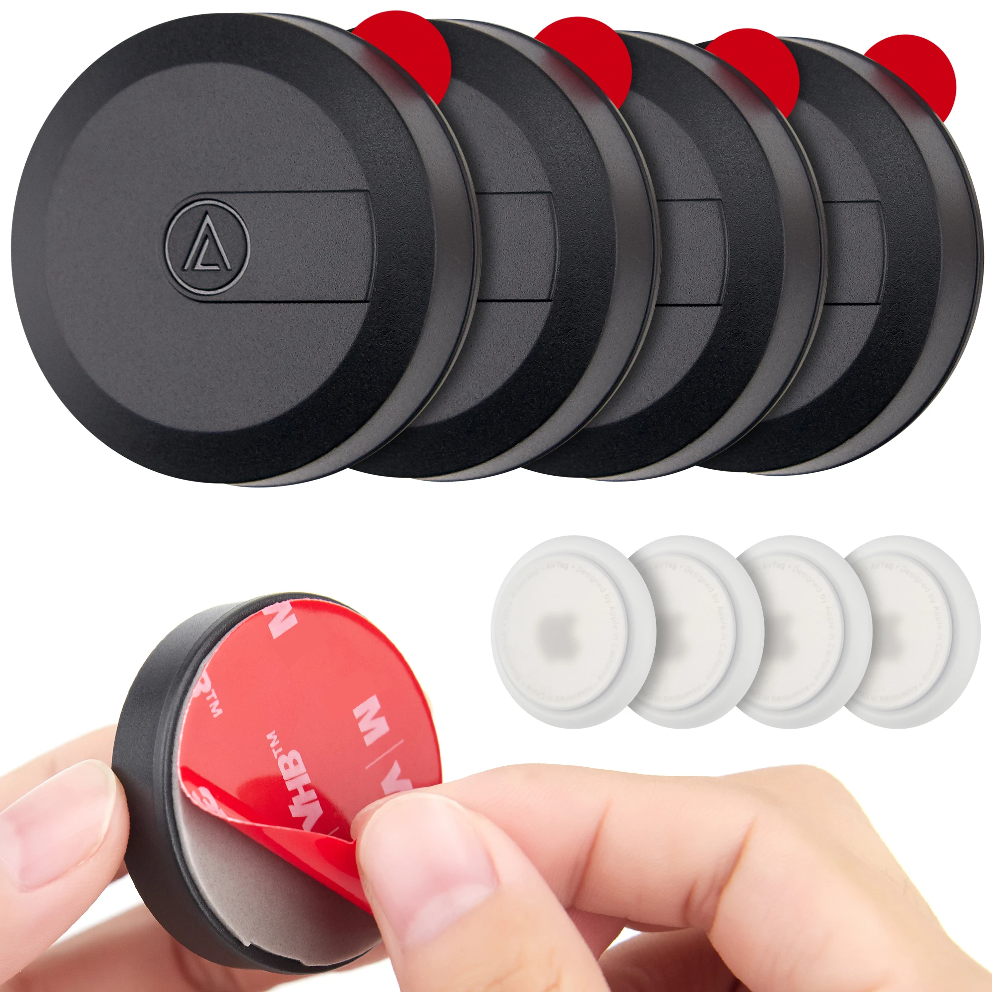 Per Airtag Apple Case Adesivo Adesivo Air Tag Holder Gps Tracker Portafoglio Bike Tv Remote Drone Impermeabile Per Apple Airtags Case