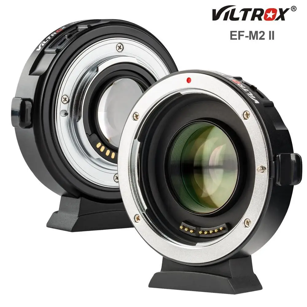 Viltrox Ef-M2Ii Obiettivo Ef Canon A Micro M4/3 Fotocamera 0.71X Adattatore Booster Velocità Autofocus 0.71X Per Panasonic Gh5 Olympus Bmpcc