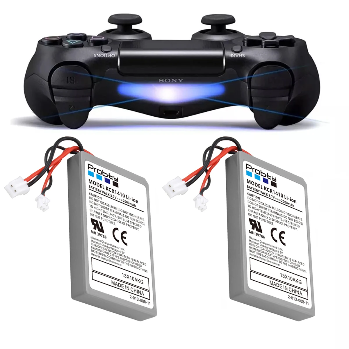 Per Sony Playstation Ps4 Dual Shock 4 Playstation 4 Slim Ps4 Pro Dualshock 4 Controller Batteria Di Ricambio Cuh-Zct1E Cuh-Zct