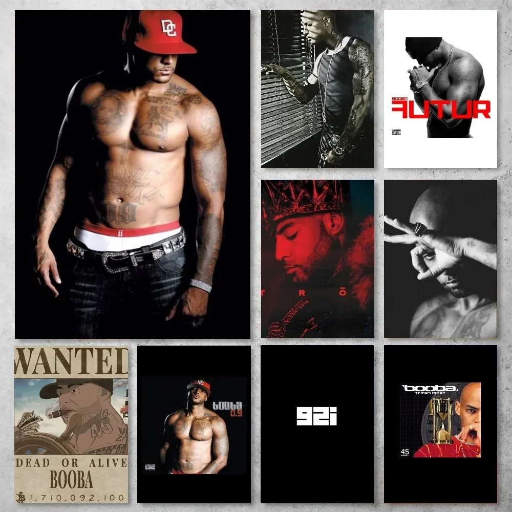 Booba Rapper Poster Gallery Stampe Pittura Wall Canvas Pictures Living Room Sticker