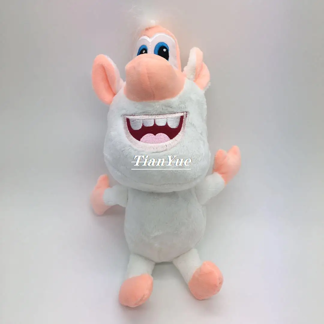 Cartoon Cute Booba Buba Little White Pig Giocattolo Regalo Di Natale Per Bambini 35Cm