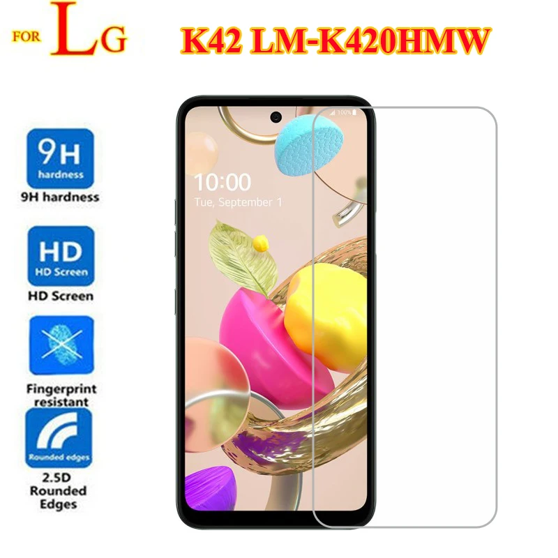 Vetro Temperato Per Lg K42 Screen Protector 9D Pellicola Protettiva Per Telefono In Vetro Per Cristal Lg K42 K 42 Lm-K420Hmw Pelicula De Vidro