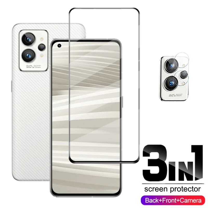 3In1 Vetro Temperato Realme Gt 2 Pro Screen Protector Realme Gt2 Master Explorer Edition Pellicola Vetro Realmi Gt2 Pro Clear Vetro For Gt2 Pro Pellic