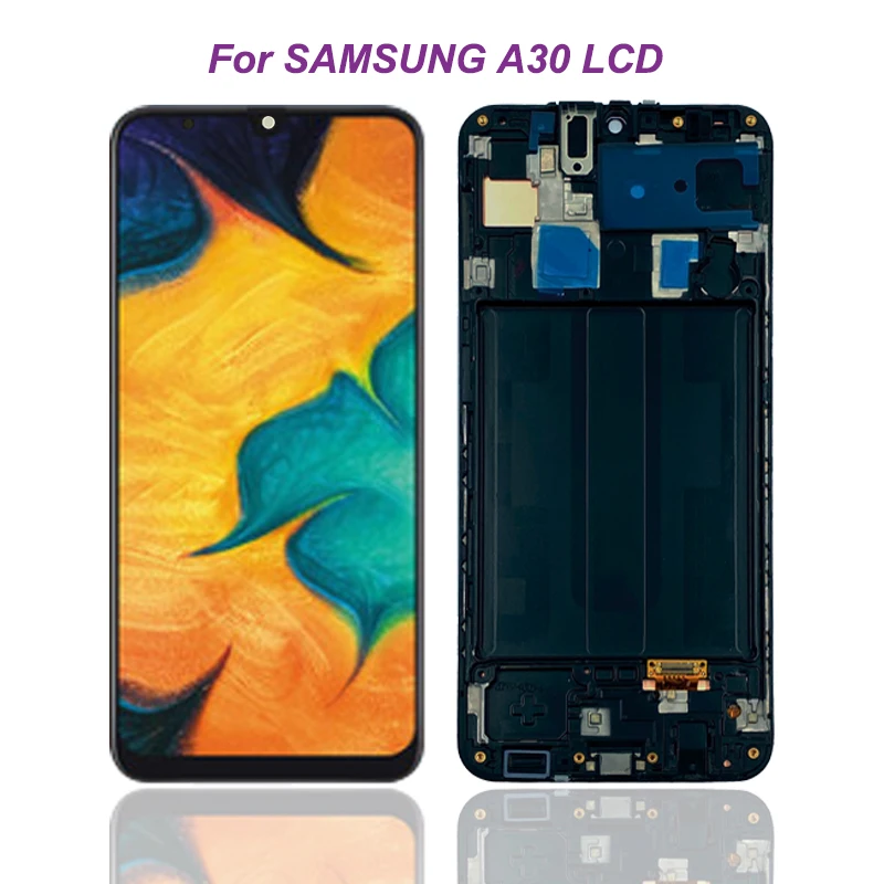 Display Lcd A30 Per Samsung Galaxy A30 Schermo A305 A305F Touch Screen Digitizer Assembly Per Samsung Galaxy A30 Lcd