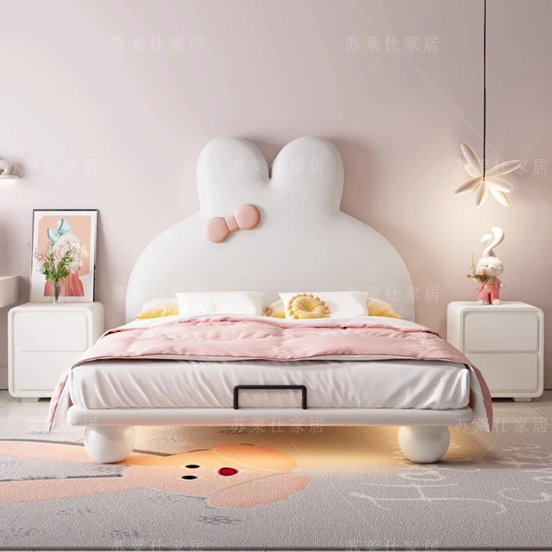 Principessa Letto A Castello Per Bambini Pavimento Ragazzo Bambini Moderno Lusso Singolo Letto Matrimoniale In Legno Ergonomico Letto Castello Mobili 
