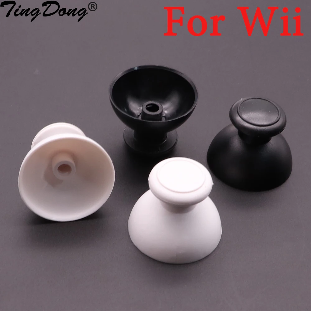Tingdong 50 Pz Per Nintendo Wii Nunchuck Controller Sostituzione Thumbstick Joystick Cap Shell Mushroom Caps