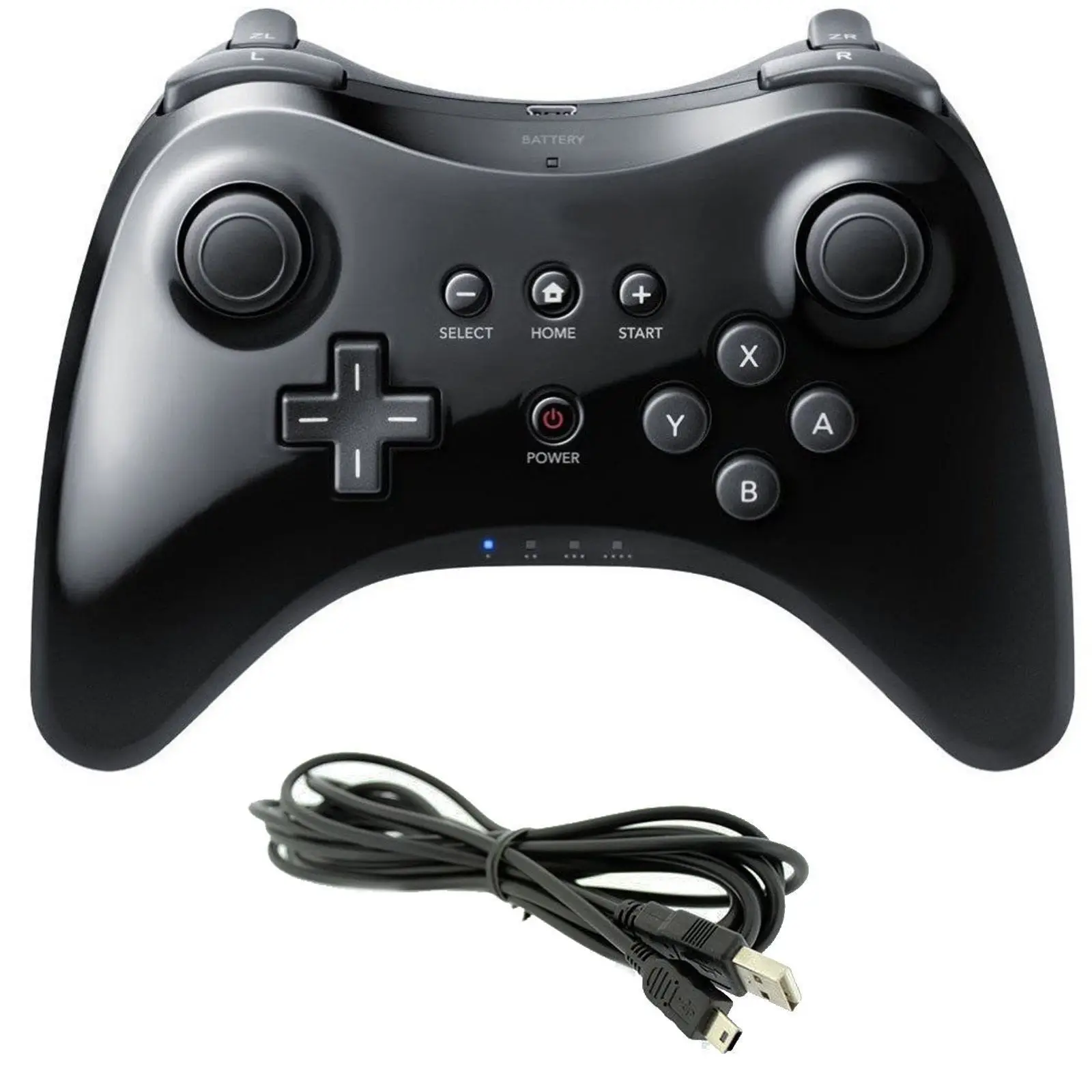 Joystick Controller Wireless Classic Pro Gamepad Per Nintendo Wii U Pro Con Cavo Usb Controller Wireless