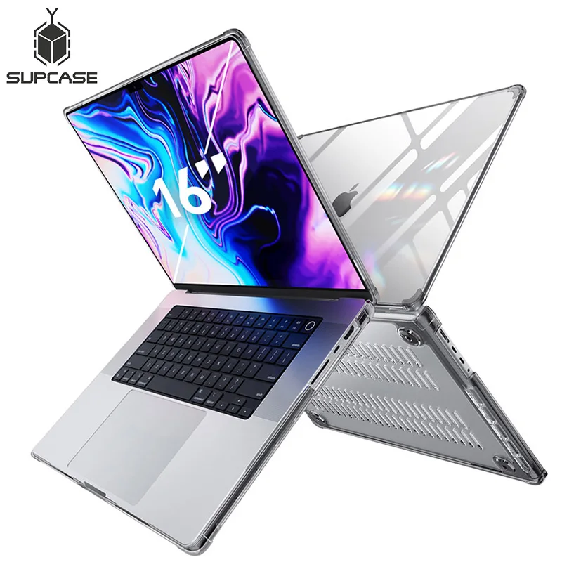 Supcase Per Custodia Macbook Pro 16 "(2023/2021) Ub Clear M3 Pro / M3 Max / A2780 M2 Pro / M2 Max / A2485 M1 Pro / M1 Max Cover Case
