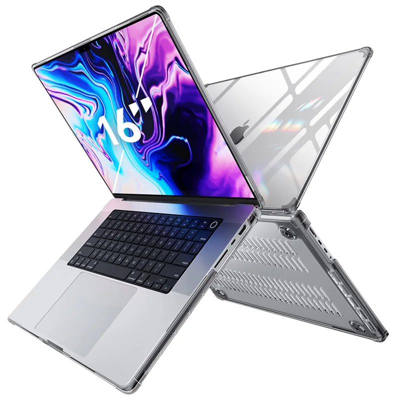 Per Macbook Pro 16" Custodia (2023/2021) Supcase Ub Trasparente M3 Pro / M3 Max / A2780 M2 Pro / M2 Max / A2485 M1 Pro / M1 Max Custodia Protettiva