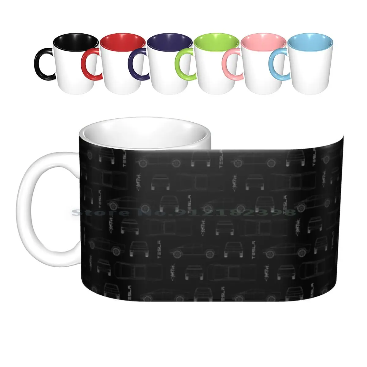 Calzini Tesla Cybertruck Tazze In Ceramica Tazze Da Caffè Tazza Da Tè Al Latte Tesla Motori Tesla Veicolo Elettrico Tesla Modello S Tesla Modello X