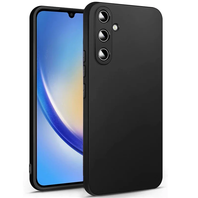 Tpu Cover Per Samsung A34, Custodia Nera Samsung Galaxy A34 5G Liquido Morbido Custodie Del Telefono Samsung A 34 Cover Samsung Galaxy A34 Case A 34 S