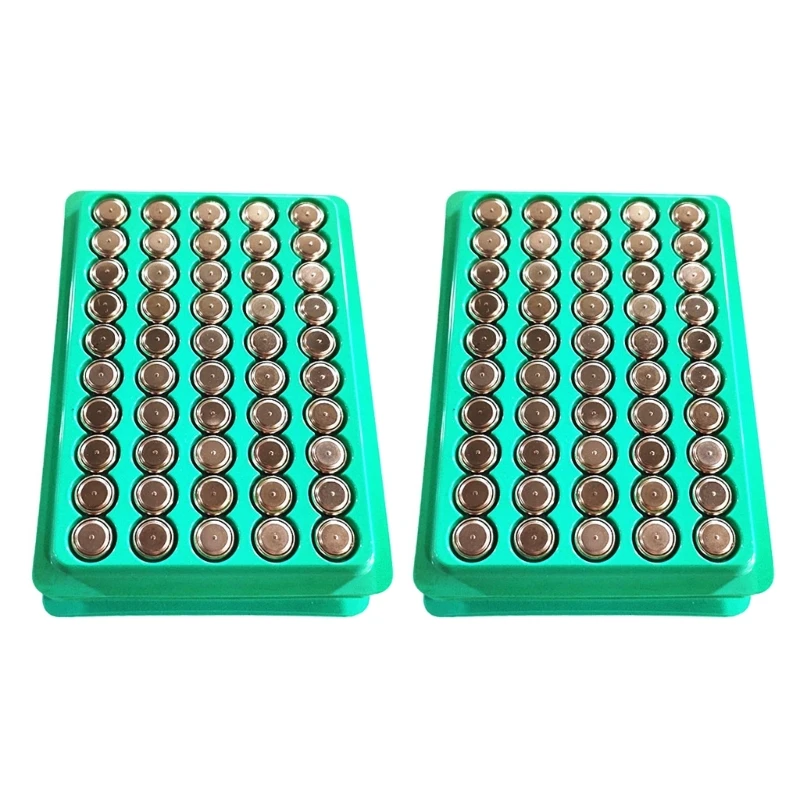 Dxab 50/100 Pezzi Ag10 Lr1130 Batterie A Bottone 1.5V Ag10 Batteria Per Orologi