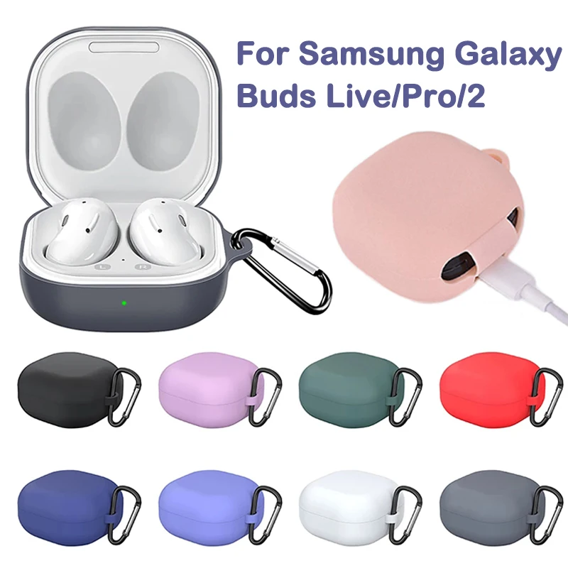 Custodia In Silicone Per Samsung Galaxy Buds Live/Buds Pro Buds 2 Custodia Morbida Antiurto Antigoccia Galaxy Buds2 Buds Pro Live Cover