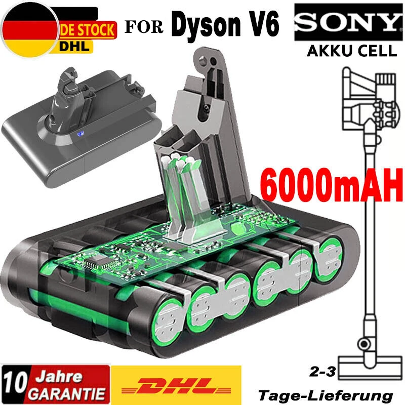 21.6V Akku Per Batterie Originali Dyson V6 Dc58 Dc59 Sv03 Sv05 Dc62 Animale Dc72 Fr De Ru