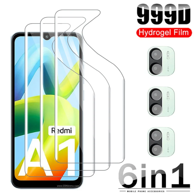 Pellicola Idrogel Per Xiaomi Redmi  A1 Screen Protector Redmi A1+ Pellicola Idrogel Per Redmi  A 1 Redmi-A1 Trasparente Hidrogel Redmia1 Accessori Non