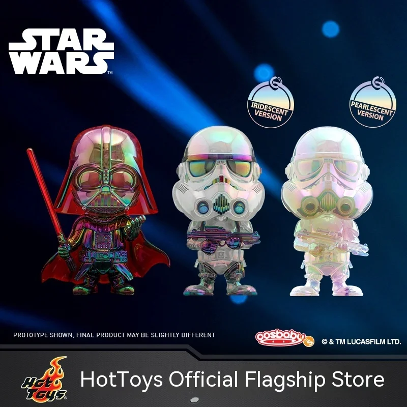 Hot Toys Star Wars Darth Vader Storm Trooper Cosbaby Mini Collection Doll In Stock, Può Essere Regalata