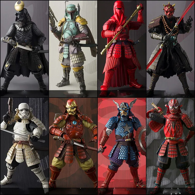 15Cm Bandai Movie Revealing Star Wars Darth Maul Darth Vader Boba Fett Stormtrooper Action Figure Anime Model Gift Toy 2023