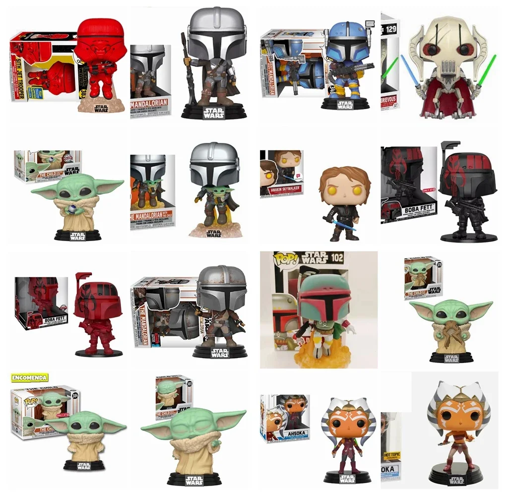 Funko Star Wars General Grievous 129 # Queen Amidala The Mandalorian 29 # Figure Toys Darth Vader Luke Skywalker Leia Action Toy